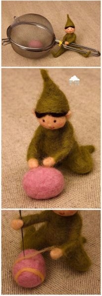 羊毛毡小球制作教程