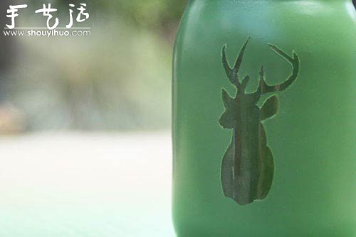 瓶瓶罐罐上漆DIY创意作品