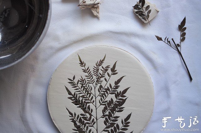 植物与陶艺结合DIY漂亮美陶