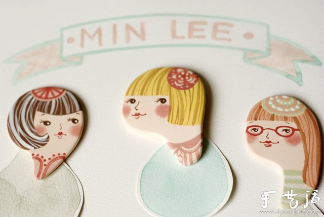 韩国陶艺设计师MinLee作品《人物》