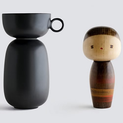 与木芥子一起喝茶！日本传统玩偶与瓷器的结合