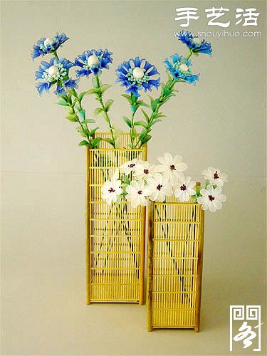 丝袜花矢车草的制作方法