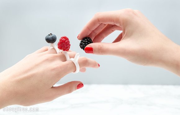 指头上的酸甜滋味 DIY激光切割美食戒指