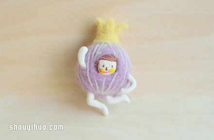 可爱羊毛毡蔬菜小人作品图片欣赏