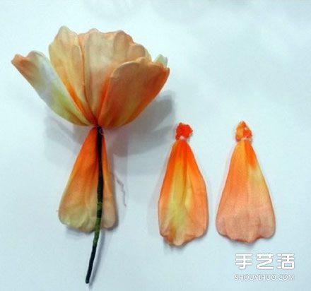 艳丽丝网花制作教程 手工丝袜花盆景DIY图解