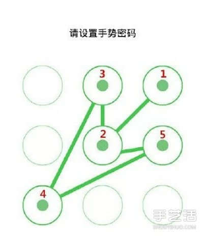 手机手势密码图案教程 快来给爱机加上锁吧~