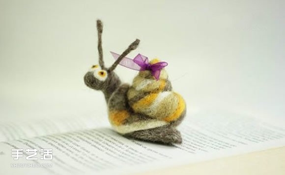 温暖人心的手作：可爱系羊毛毡小动物作品图片