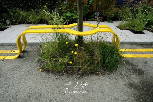 双黄线请绕道！大自然优先的街头装置艺术