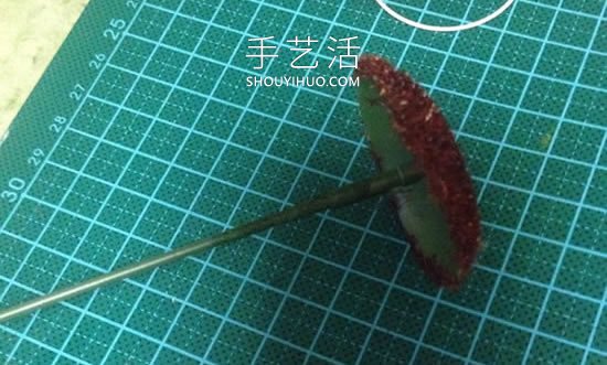 如何制作丝网花：丝网花向日葵制作图解教程