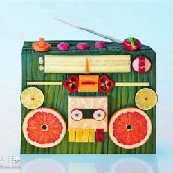 常见水果蔬菜DIY的创意摆盘作品