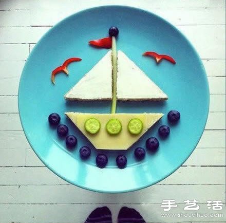 DIY充满童趣的水果、蔬菜、糕点摆盘
