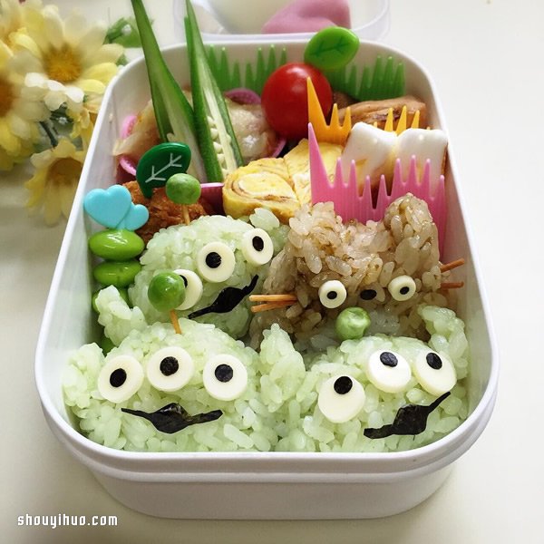 日本妈妈给孩子们DIY的爱心便当盒 满满都是幸福