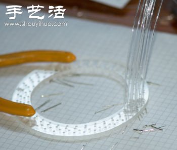 手工达人简单DIY环形闪光灯
