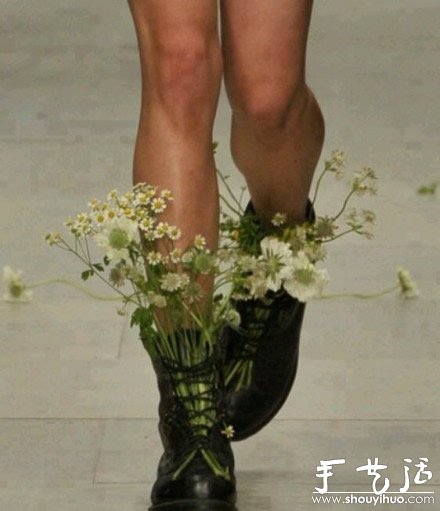 花团锦簇的鞋子