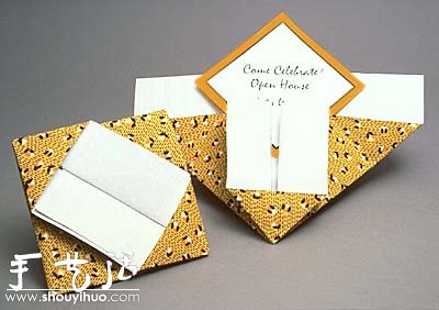 喜庆的各种折纸包装
