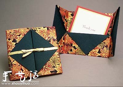 喜庆的各种折纸包装