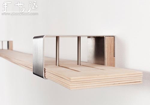 DIY创意十足的木条书架