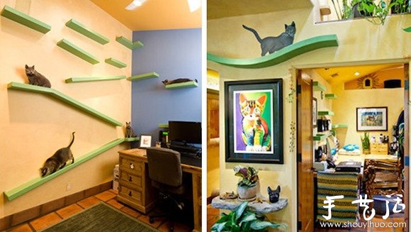 宠猫到极致的爱猫人士的家居设计