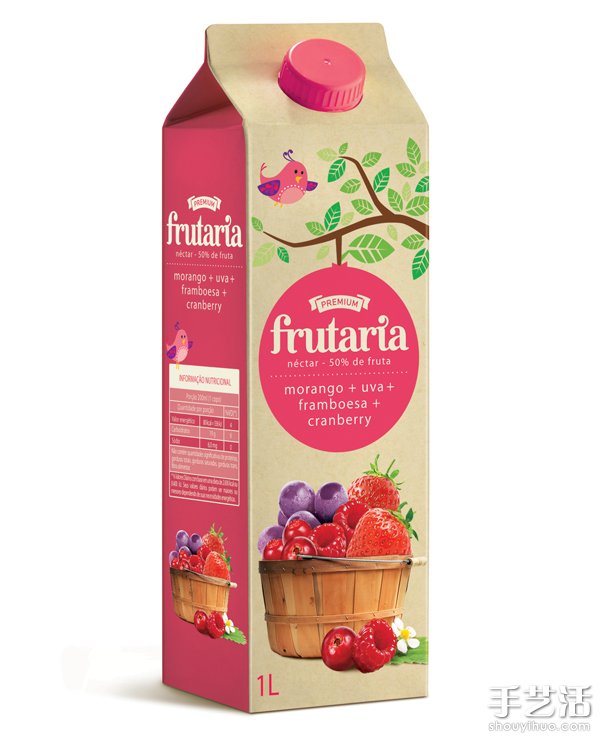 Frutaria果汁饮料精彩包装图片欣赏