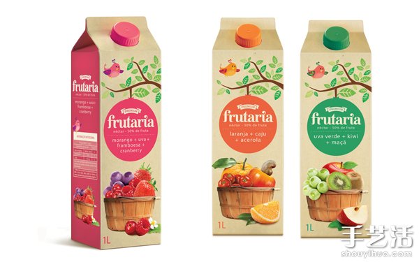 Frutaria果汁饮料精彩包装图片欣赏