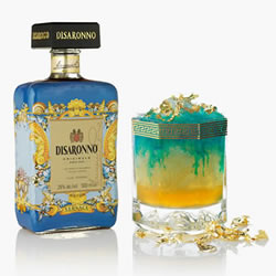 瑰丽奢华的外观 DISARONNO 全新酒瓶设计