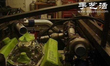 国外牛人DIY制作的兰博基尼跑车