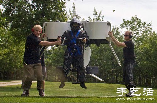 利用风扇反作用力DIY的个人飞行器