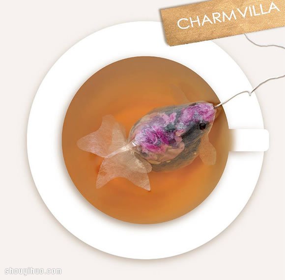 Charm Villa小金鱼茶包 展现茶艺视觉之美