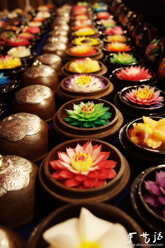 泰国传统手工艺品香皂花