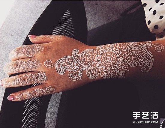 Henna印度传统人体彩绘 不用纹身也能美美的