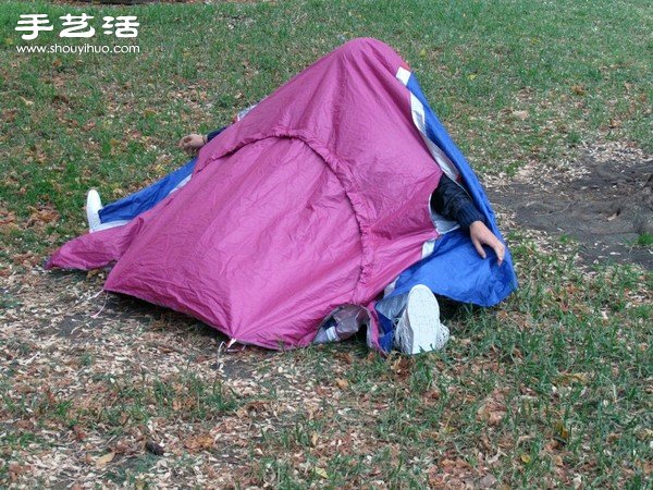 超方便携带帐篷，但睡姿简直莫名其妙