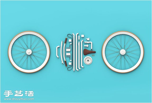 超轻巧自行车Kit Bike 你可以带着它到处跑