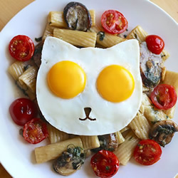 猫咪+太阳蛋的超可爱煎蛋模具 吃出好心情