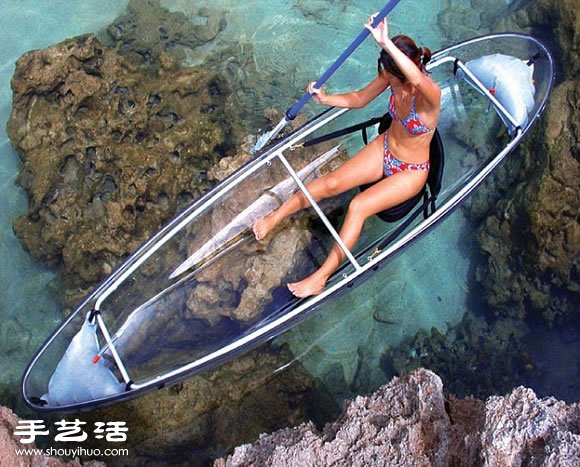 全透明独木舟设计 让你一眼尽收海底美景