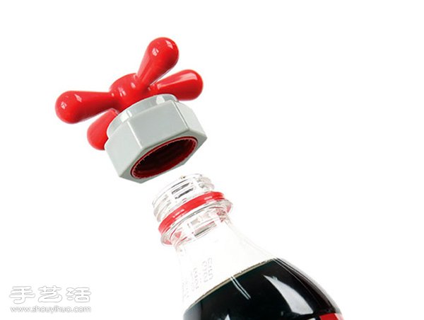 让塑料瓶盖更好开的省力开瓶器!