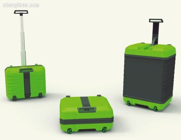 Fugu Luggage 实用多功能行李箱产品设计
