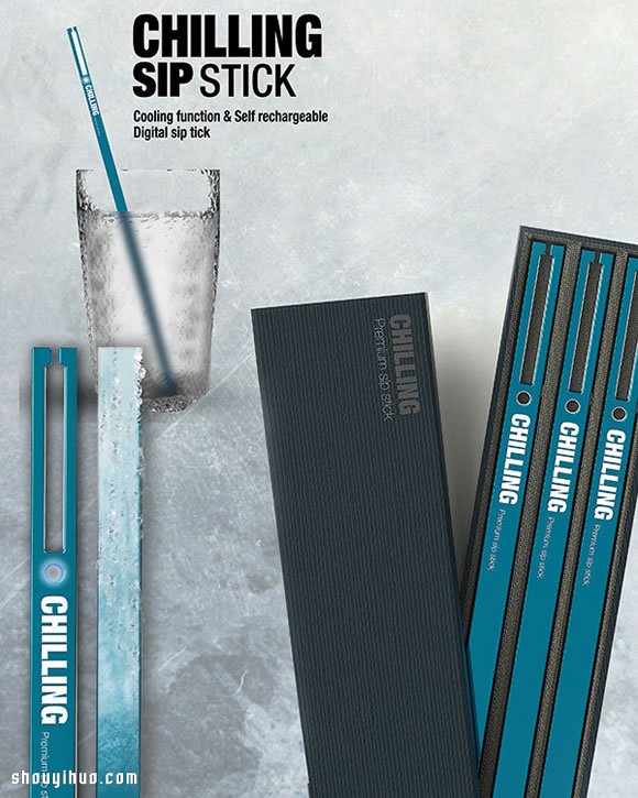 Chilling Sip Stick 可充电低温搅拌棒