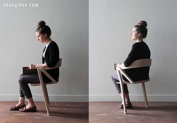 Inactivité 法国90后设计师的奇怪两脚椅