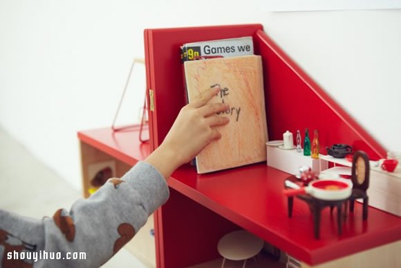 日本 ichiro 多功能娃娃屋儿童椅设计