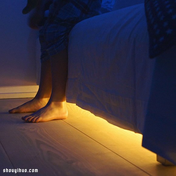MyLight 设计可安置在床底下的自动感应灯