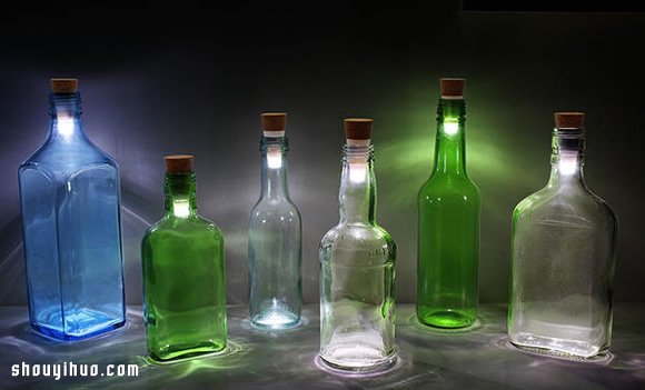 可充电式软木塞LED 把玻璃瓶变成情境灯