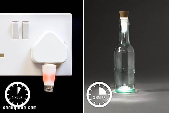 可充电式软木塞LED 把玻璃瓶变成情境灯