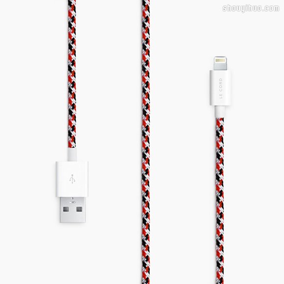 iPhone充电器救星：Le Cord软线充电器