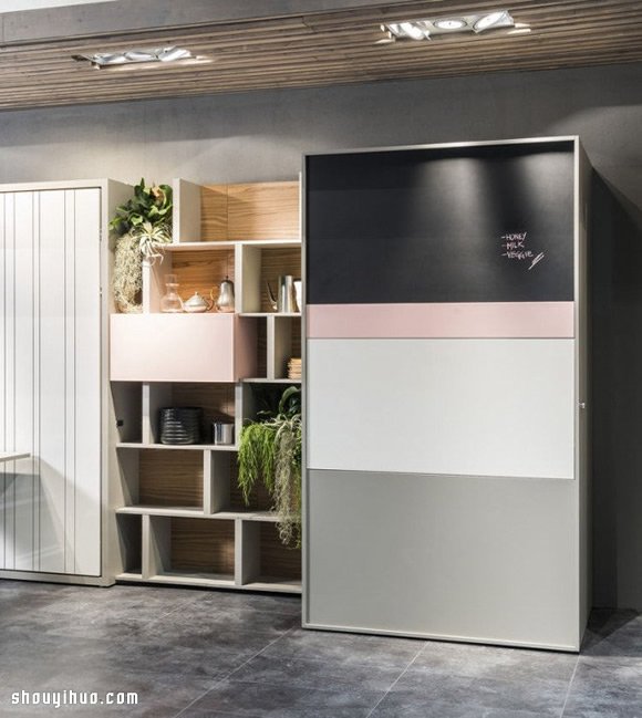 CLEI推出含床铺、厨房与收纳柜的超强家具