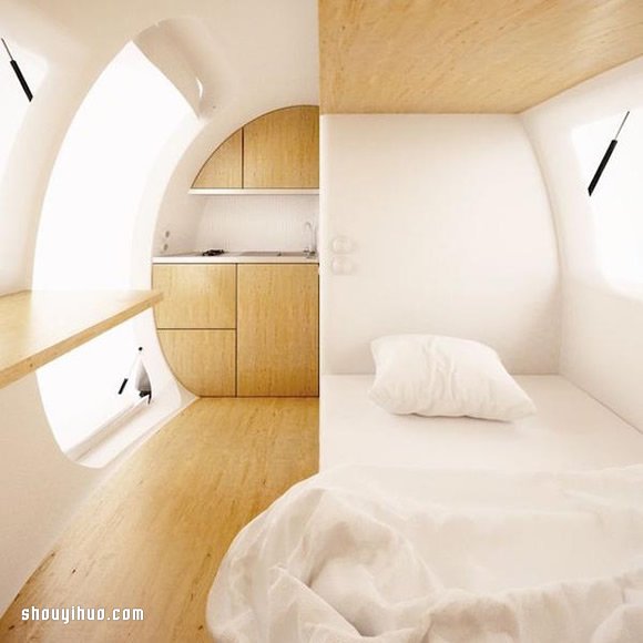 蛋形小屋 Ecocapsule 完全使用再生能源！