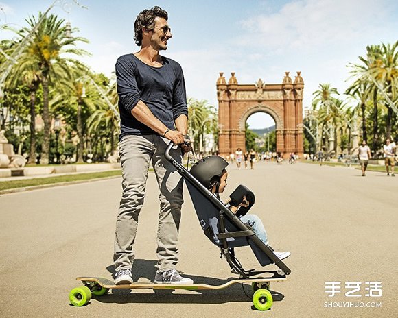 Longboardstroller 滑版儿童推车设计