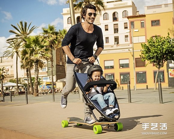 Longboardstroller 滑版儿童推车设计