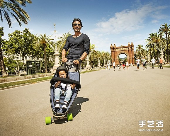 Longboardstroller 滑版儿童推车设计