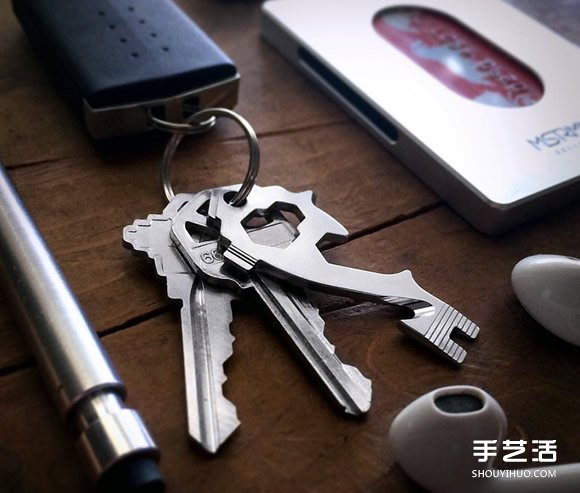 无缝接轨混进钥匙圈 20合一工具钥匙MSTR KEY