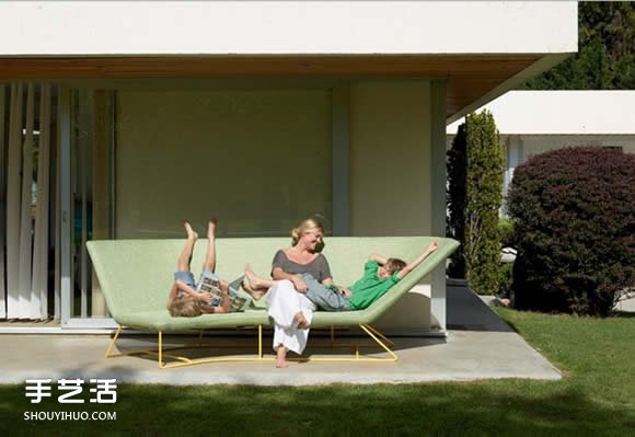 或坐或躺都舒适 针对户外使用设计的沙发
